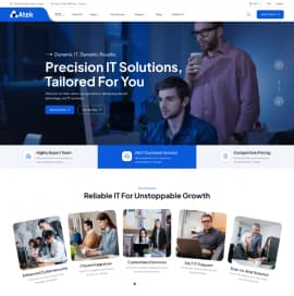 Atek - IT Solution & Technology Html Template - Home Cloud