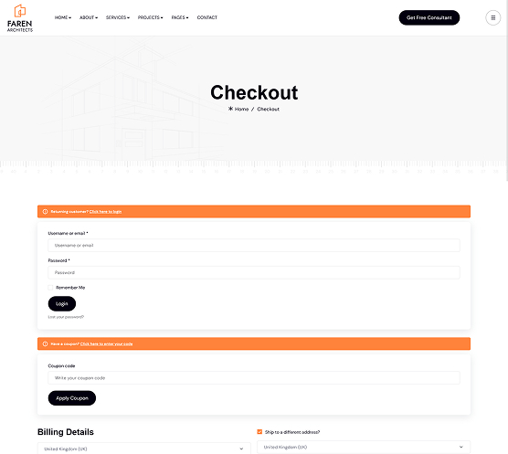 Faren - Architecture & Interior Design Template