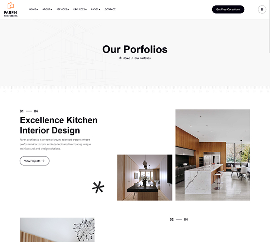 Faren - Architecture & Interior Design Template