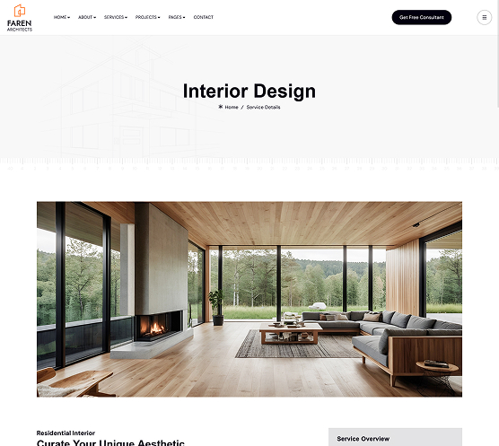 Faren - Architecture & Interior Design Template