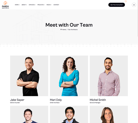 Faren - Architecture & Interior Design Template
